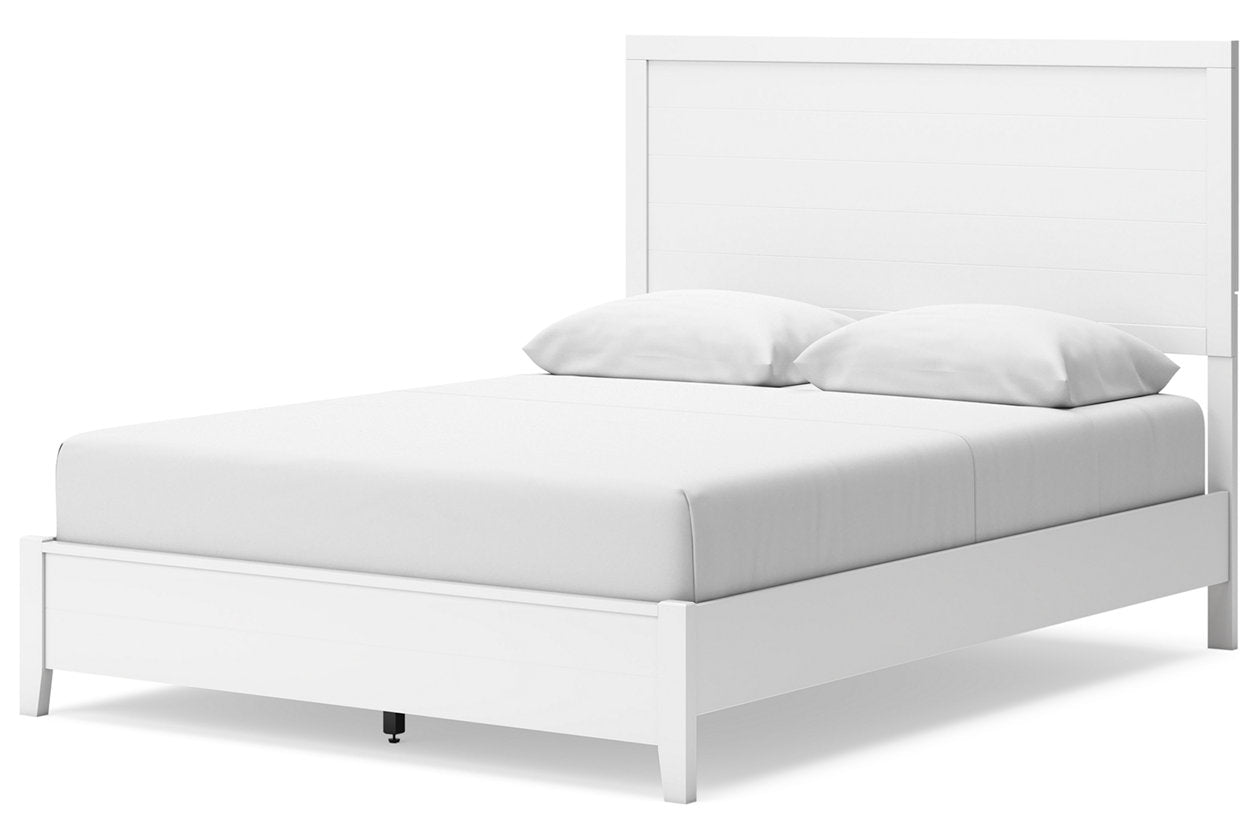 Binterglen White Queen Panel Bed -  Ashley - Luna Furniture