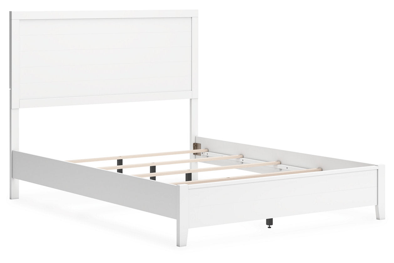 Binterglen White Queen Panel Bed -  Ashley - Luna Furniture
