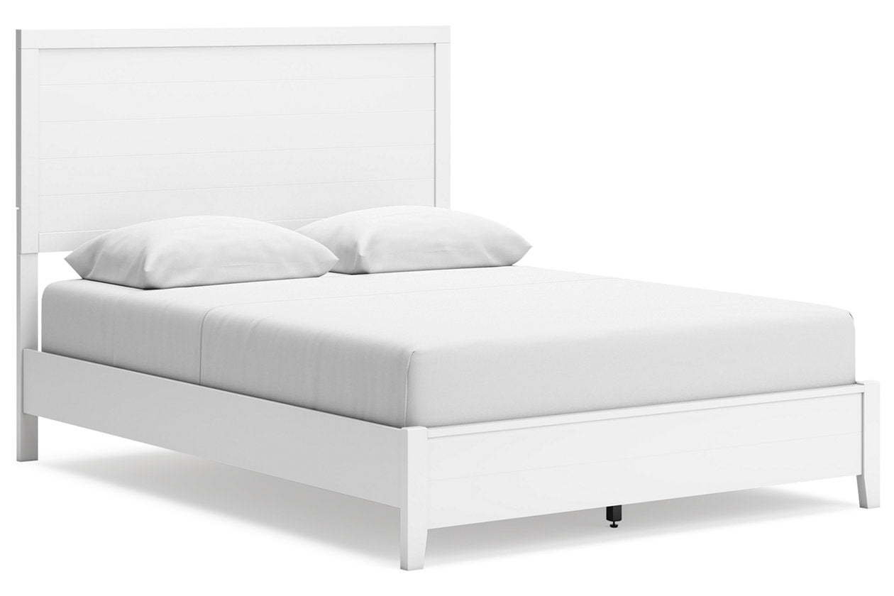Binterglen White Queen Panel Bed -  Ashley - Luna Furniture