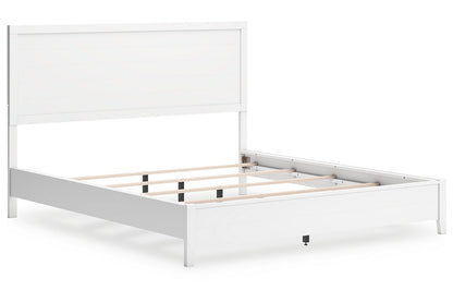 Binterglen White California King Panel Bed -  Ashley - Luna Furniture