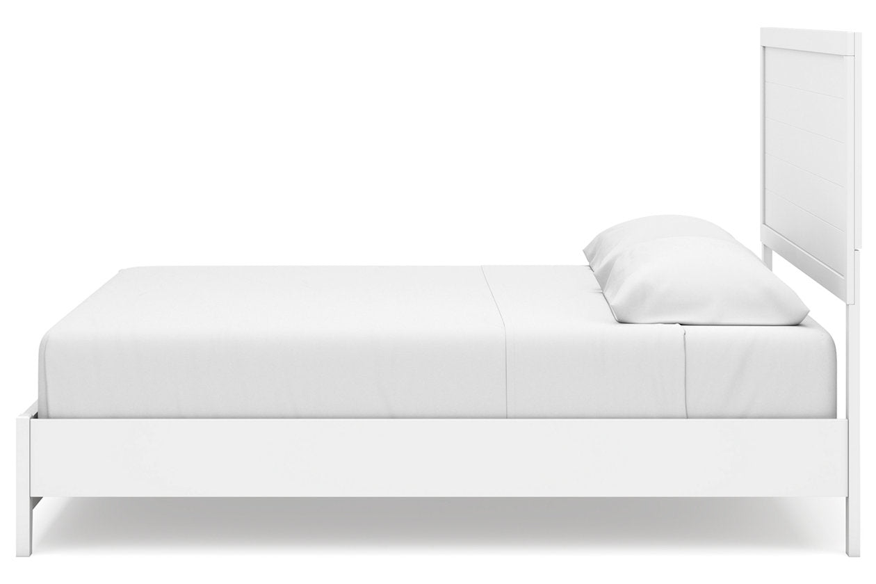 Binterglen White King Panel Bed -  Ashley - Luna Furniture