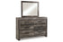 Wynnlow Gray Dresser and Mirror -  Ashley - Luna Furniture
