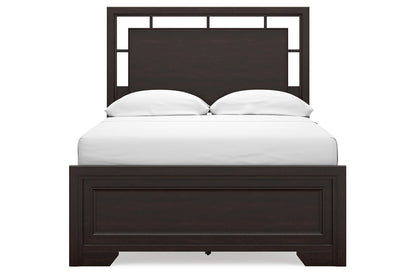 Covetown Dark Brown Full Panel Bed -  Ashley - Luna Furniture