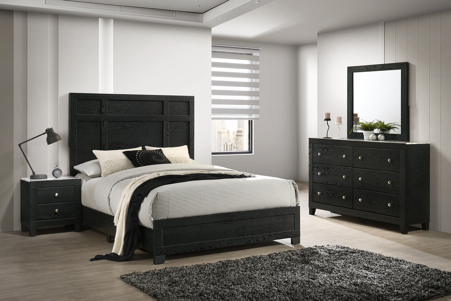 Cadence Black Bedroom Set from Crown Mark - Luna Furniture