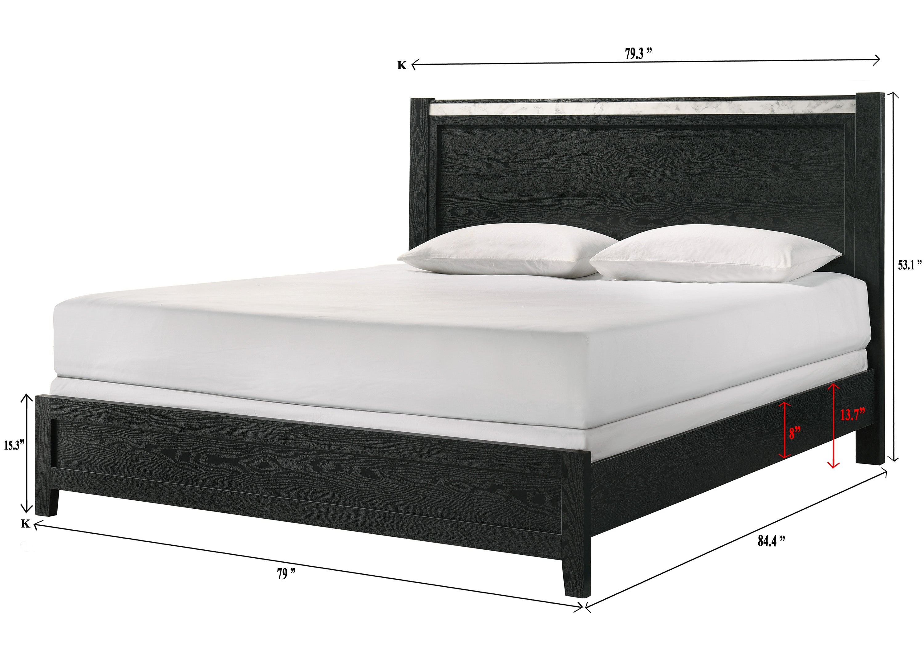 Lamar Black Bedroom Set from Crown Mark - Luna Furniture