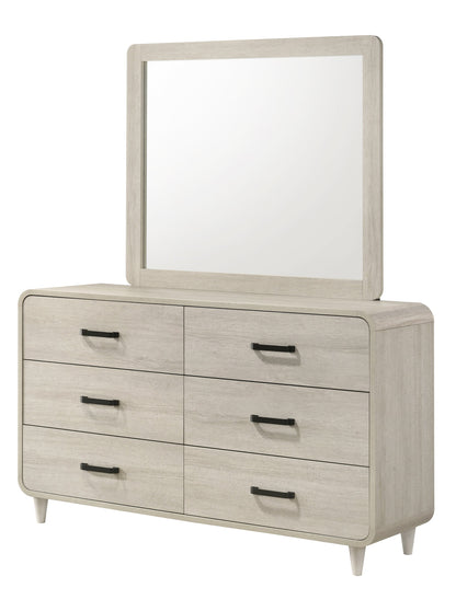 Nyomi White Upholstered Bedroom Set from Crown Mark - Luna Furniture