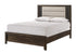 Carlton Brown King Panel Bed from Crown Mark - Luna Furniture