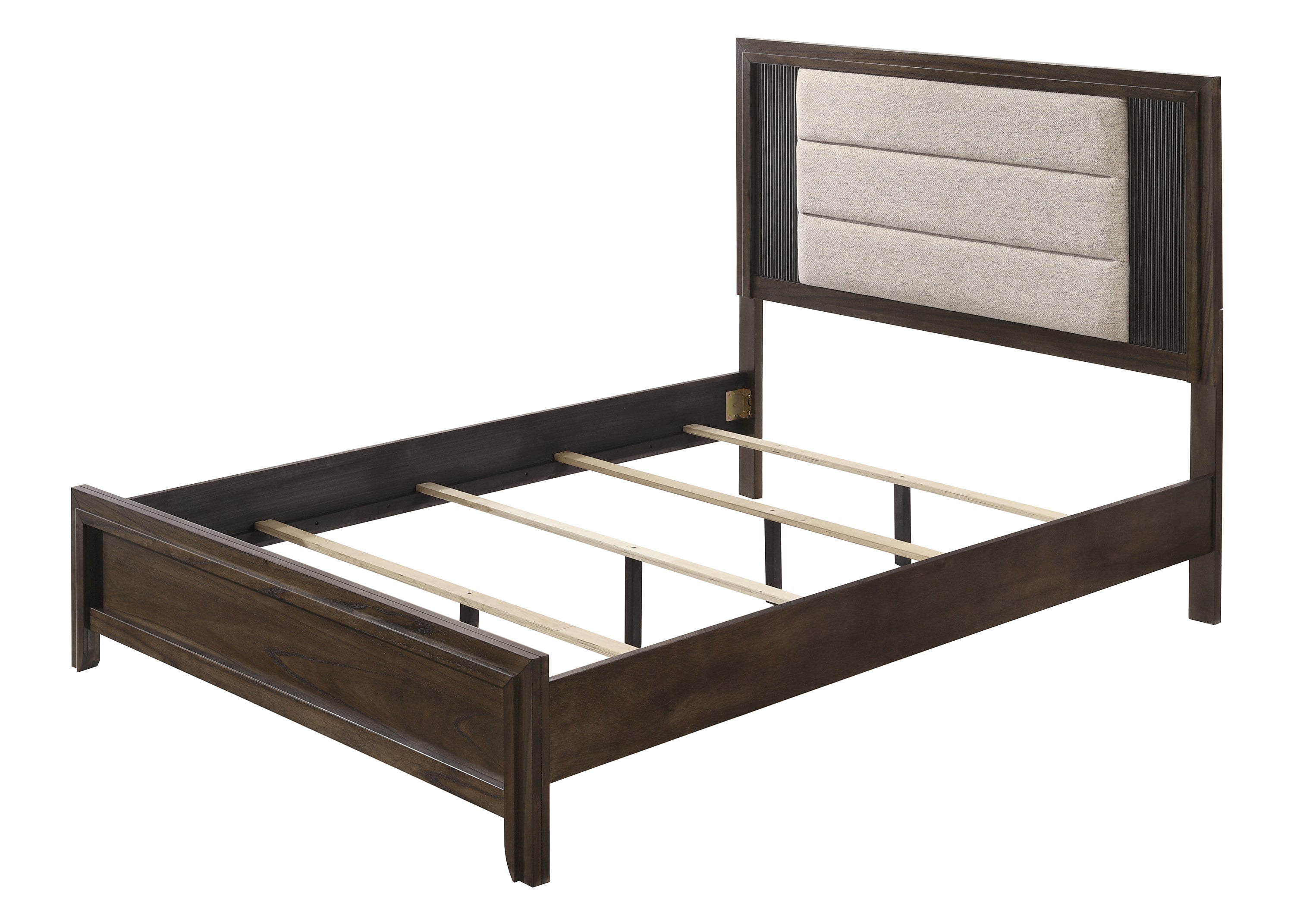 Carlton Brown Queen Panel Bed from Crown Mark - Luna Furniture