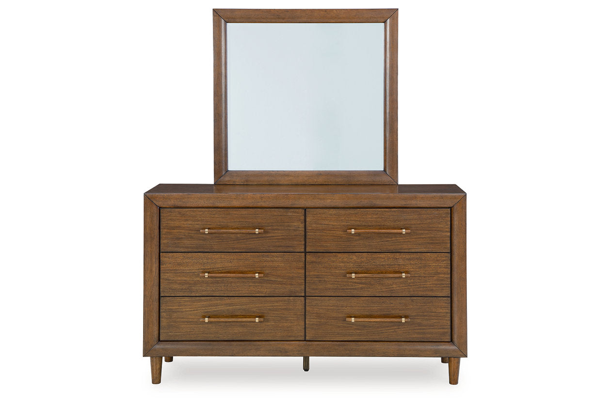 Lyncott Brown Dresser and Mirror -  Ashley - Luna Furniture