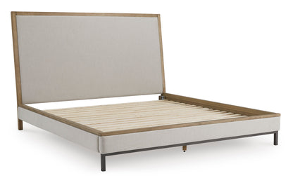 Tomtyn Light Brown Upholstered Bedroom Set from Ashley - Luna Furniture