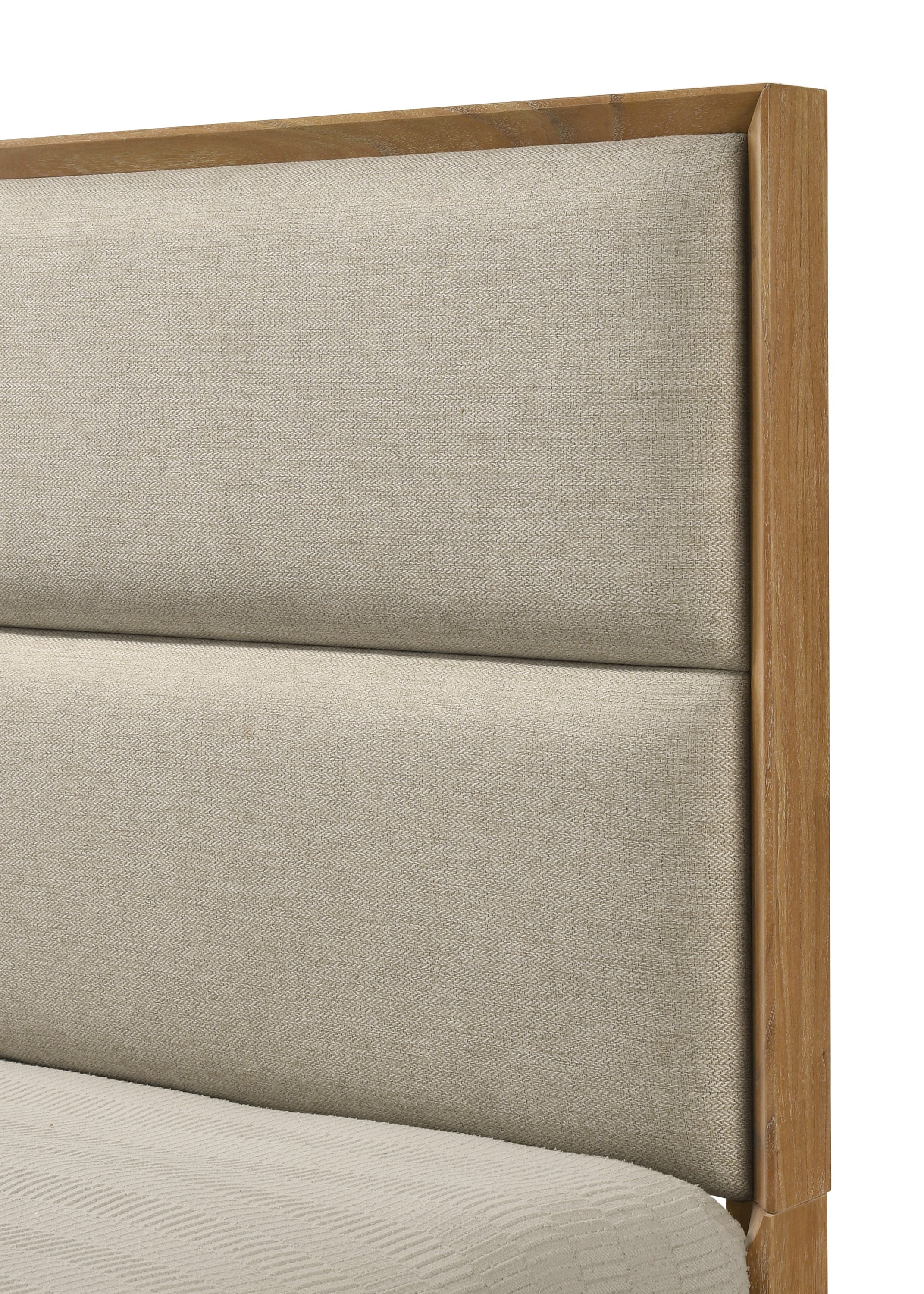 Florian Natural Wood Upholstered Storage Bedroom Set from Crown Mark - Luna Furniture