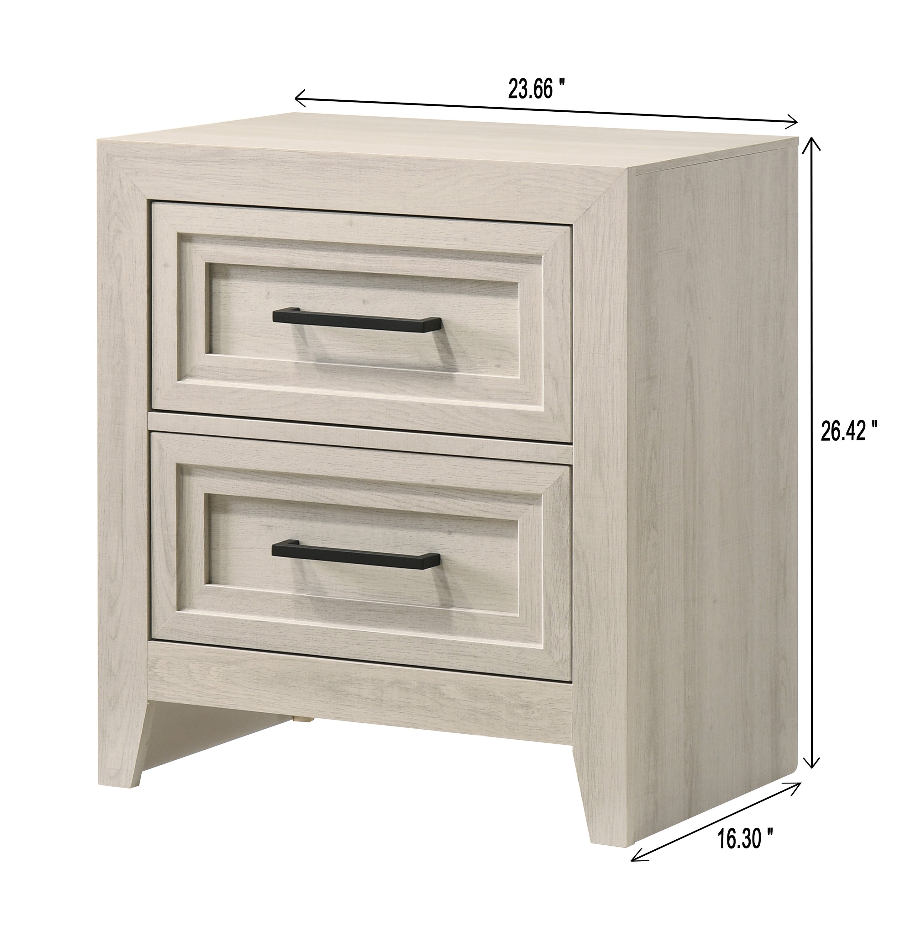 Lorraine Antique White Panel Bedroom Set from Crown Mark - Luna Furniture