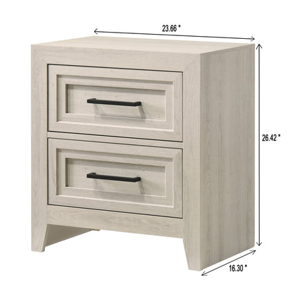 Lorraine Antique White Panel Bedroom Set from Crown Mark - Luna Furniture