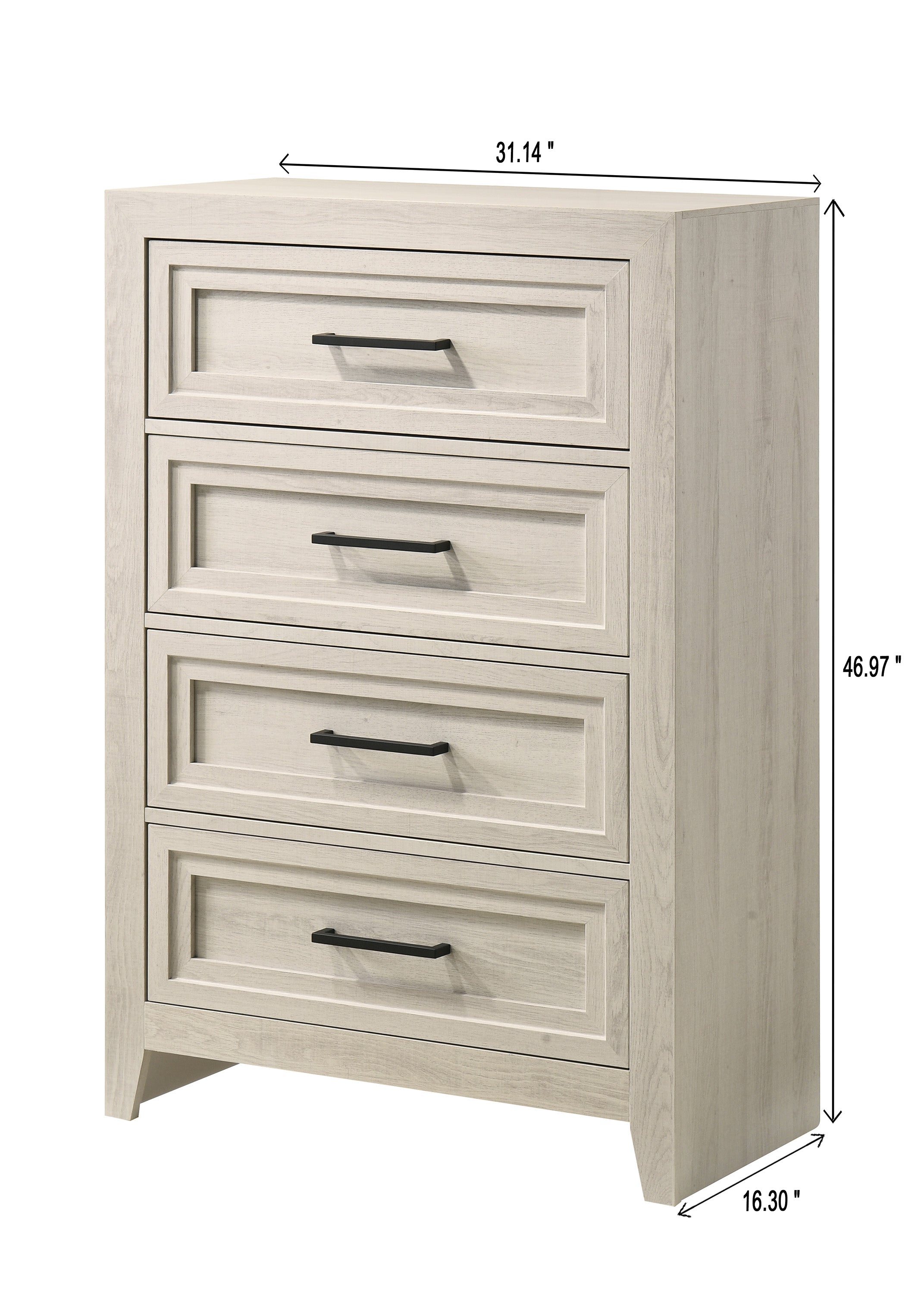 Lorraine Antique White Panel Bedroom Set from Crown Mark - Luna Furniture