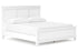 Fortman White California King Panel Bed -  Ashley - Luna Furniture