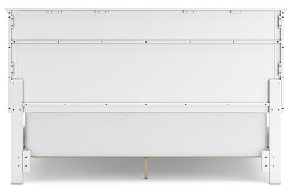 Fortman White California King Panel Bed -  Ashley - Luna Furniture