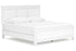 Fortman White King Panel Bed -  Ashley - Luna Furniture