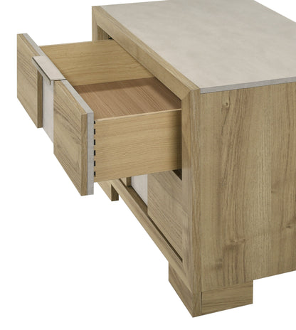 Rangley Driftwood LED Panel Bedroom Set from Crown Mark - Luna Furniture