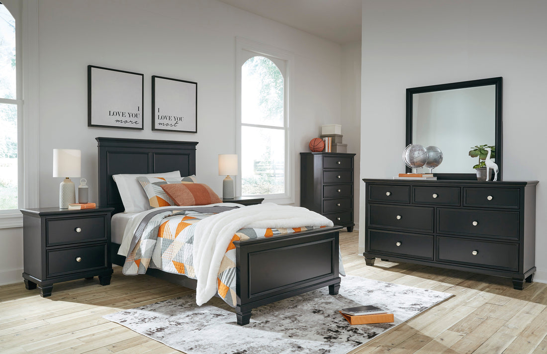 Lanolee Black Youth Panel Bedroom Set from Ashley - Luna Furniture