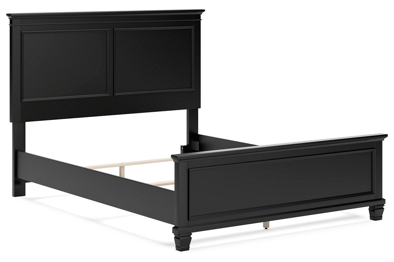 Lanolee Black Panel Bedroom Set from Ashley - Luna Furniture