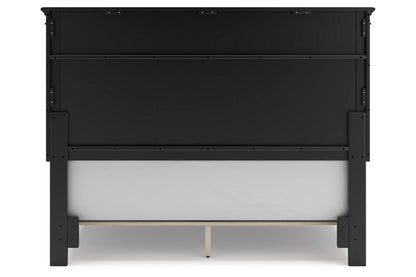 Lanolee Black Queen Panel Bed -  Ashley - Luna Furniture
