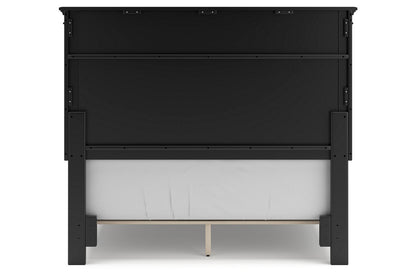 Lanolee Black Full Panel Bed -  Ashley - Luna Furniture