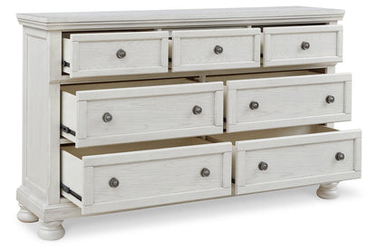 Robbinsdale Antique White Panel Bedroom Set from Ashley - Luna Furniture