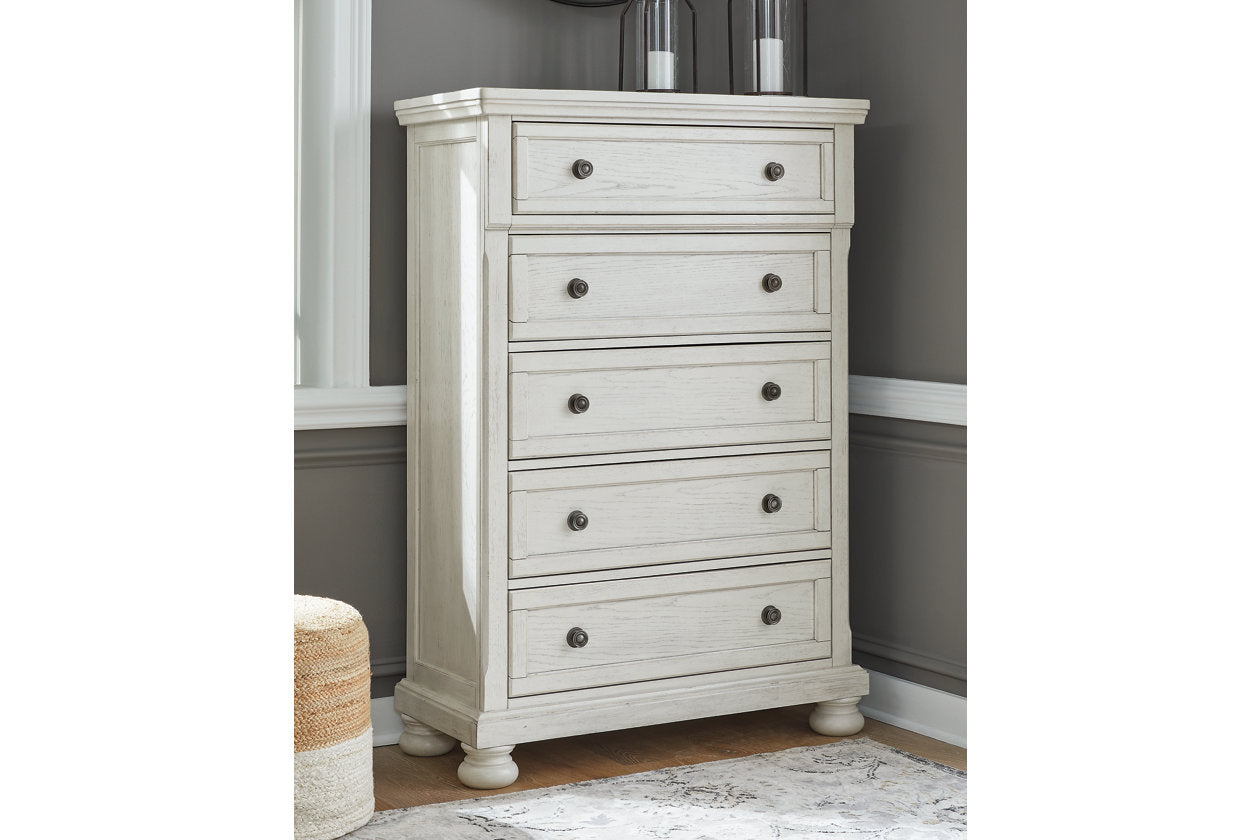Robbinsdale Antique White Panel Bedroom Set from Ashley - Luna Furniture