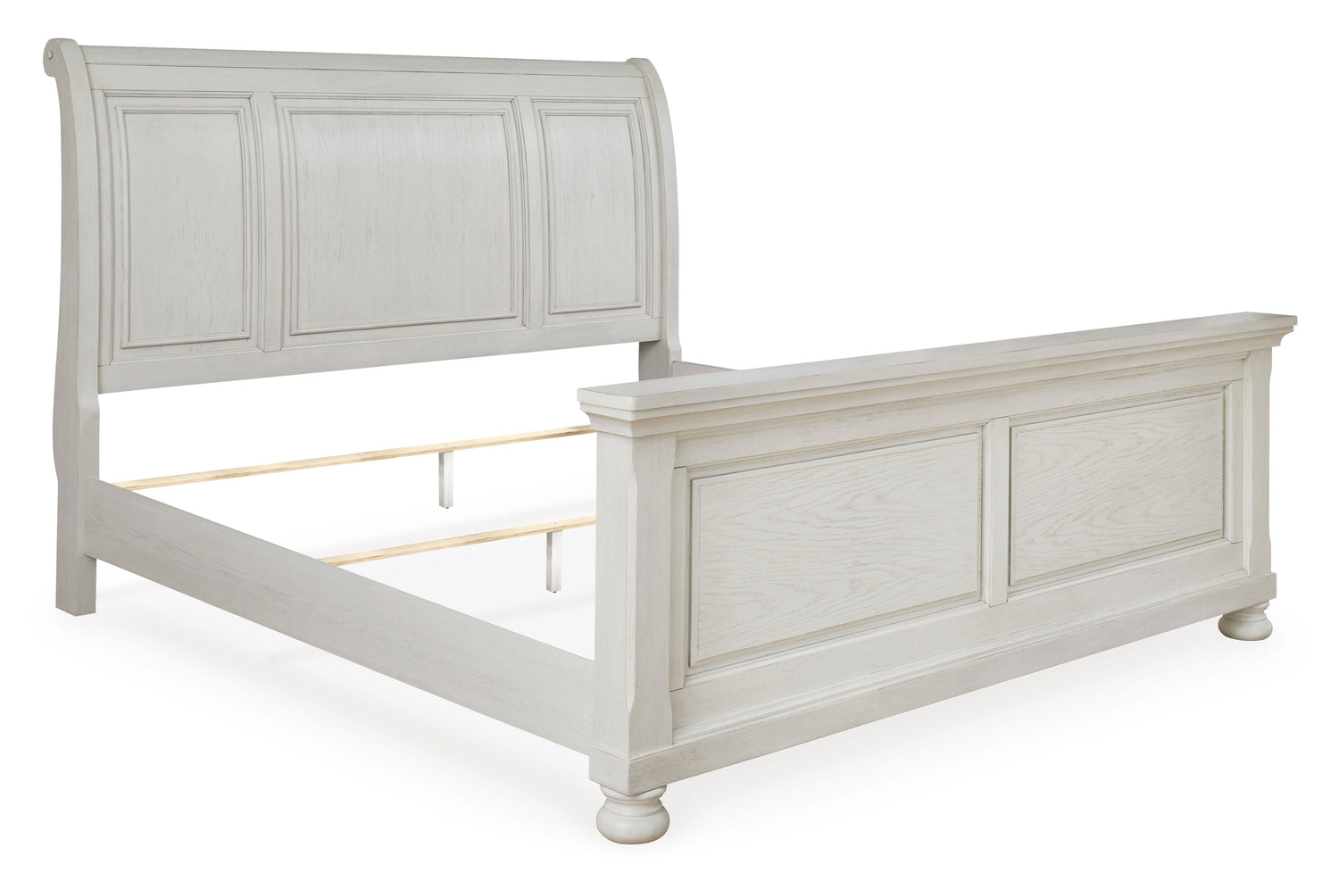 Robbinsdale Antique White Sleigh Bedroom Set from Ashley - Luna Furniture
