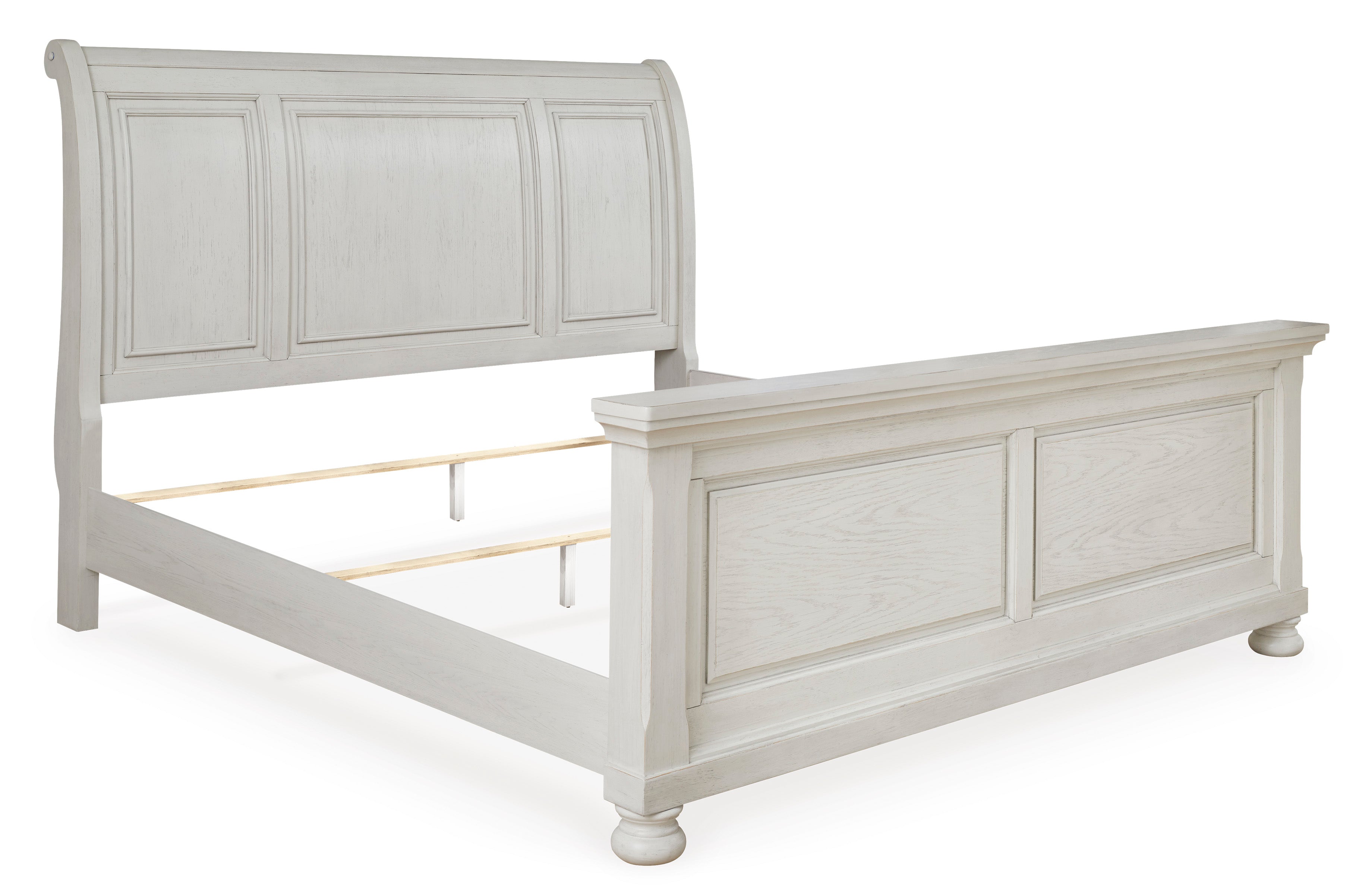 Robbinsdale Antique White Sleigh Bedroom Set from Ashley - Luna Furniture