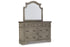 Lodenbay Antique Gray/Brown Dresser and Mirror -  Ashley - Luna Furniture