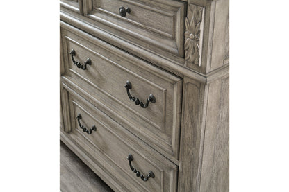 Lodenbay Antique Gray/Brown Dresser and Mirror -  Ashley - Luna Furniture