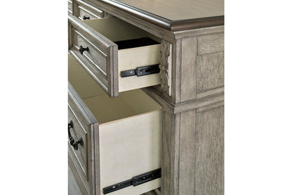 Lodenbay Antique Gray/Brown Dresser and Mirror -  Ashley - Luna Furniture