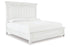 Kanwyn Whitewash California King Panel Bed -  Ashley - Luna Furniture