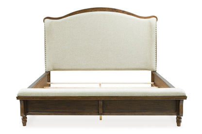 Sturlayne Brown Upholstered Panel Bedroom Set from Ashley - Luna Furniture