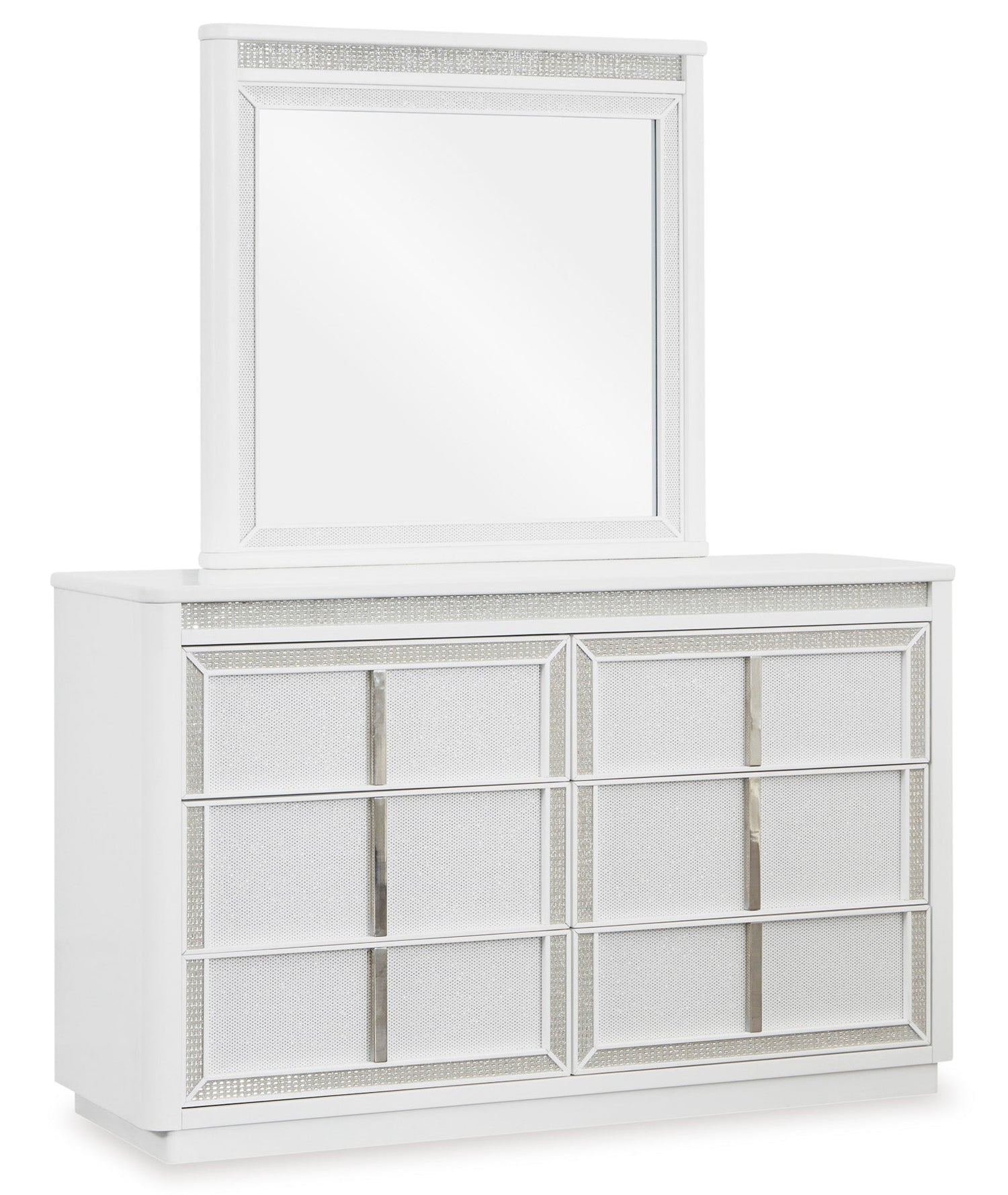 Chalanna White Upholstered Panel Storage Bedroom Set from Ashley - Luna Furniture