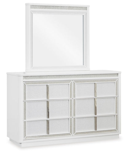 Chalanna White Upholstered Panel Storage Bedroom Set from Ashley - Luna Furniture