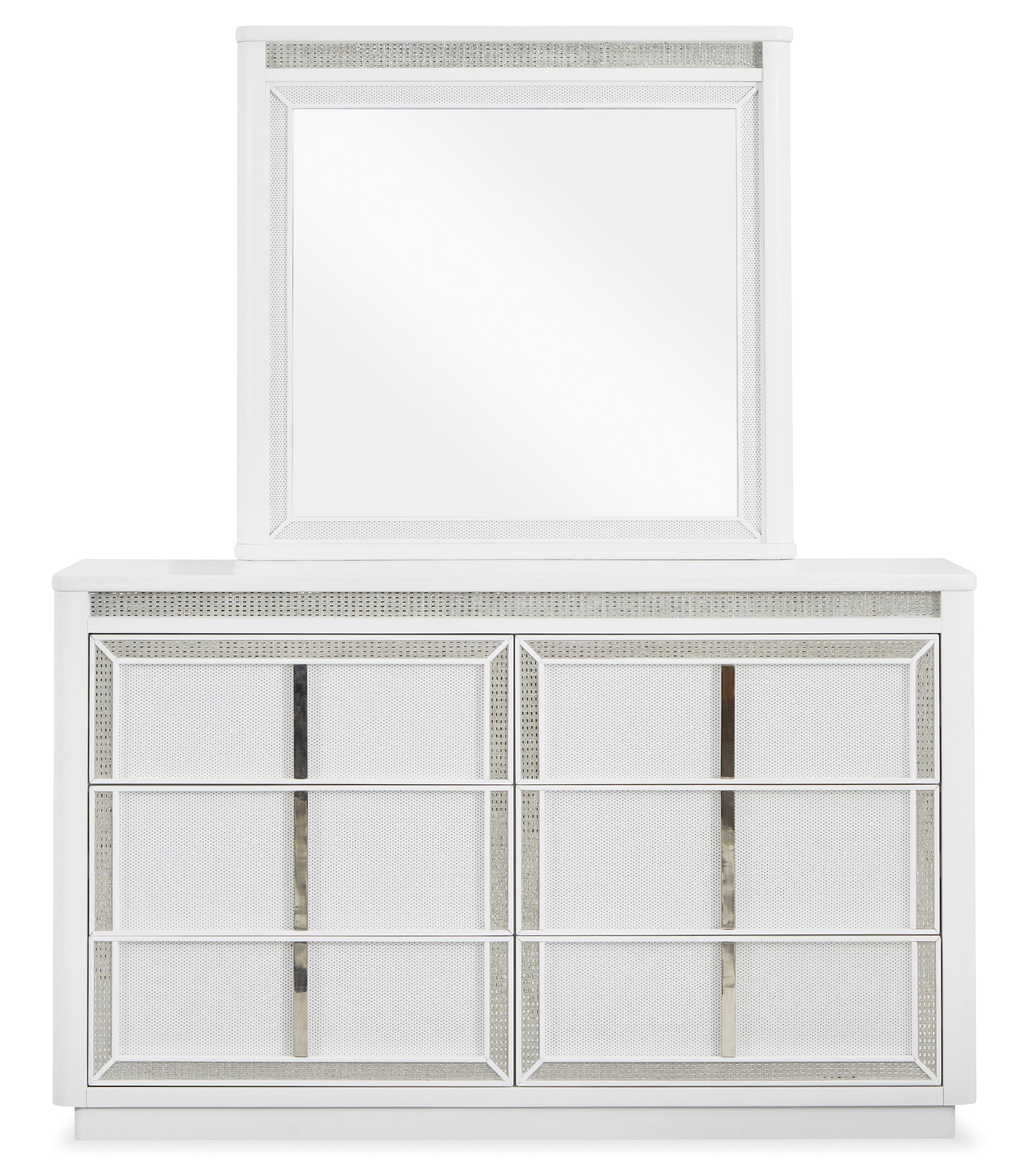 Chalanna White Upholstered Panel Storage Bedroom Set from Ashley - Luna Furniture