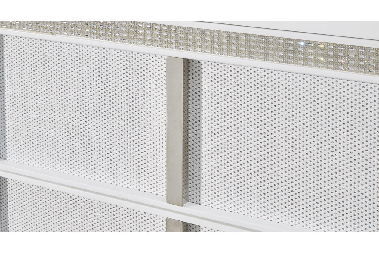 Chalanna White Queen Upholstered Storage Bed -  Ashley - Luna Furniture