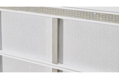 Chalanna White King Upholstered Storage Bed -  Ashley - Luna Furniture