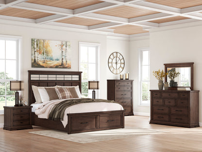 Taffenbrook Medium Brown Panel Bedroom Set from Ashley - Luna Furniture