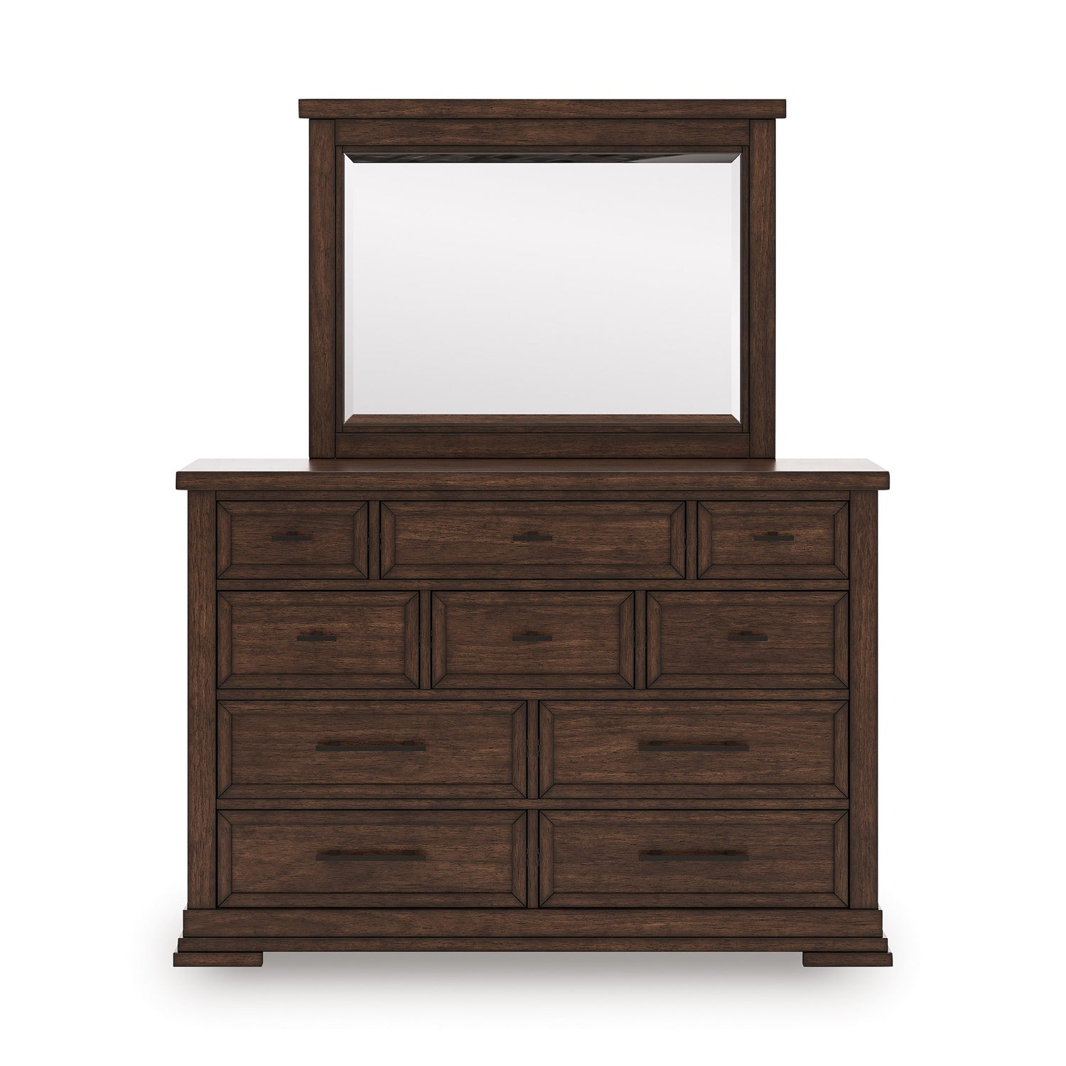 Taffenbrook Medium Brown Bedroom Mirror from Ashley - Luna Furniture