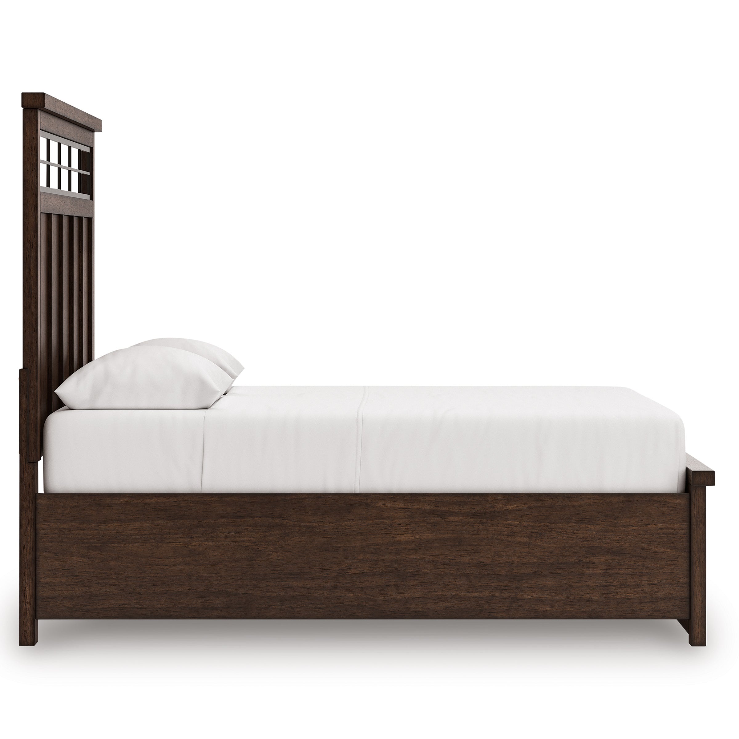 Taffenbrook Medium Brown Queen Panel Bed from Ashley - Luna Furniture