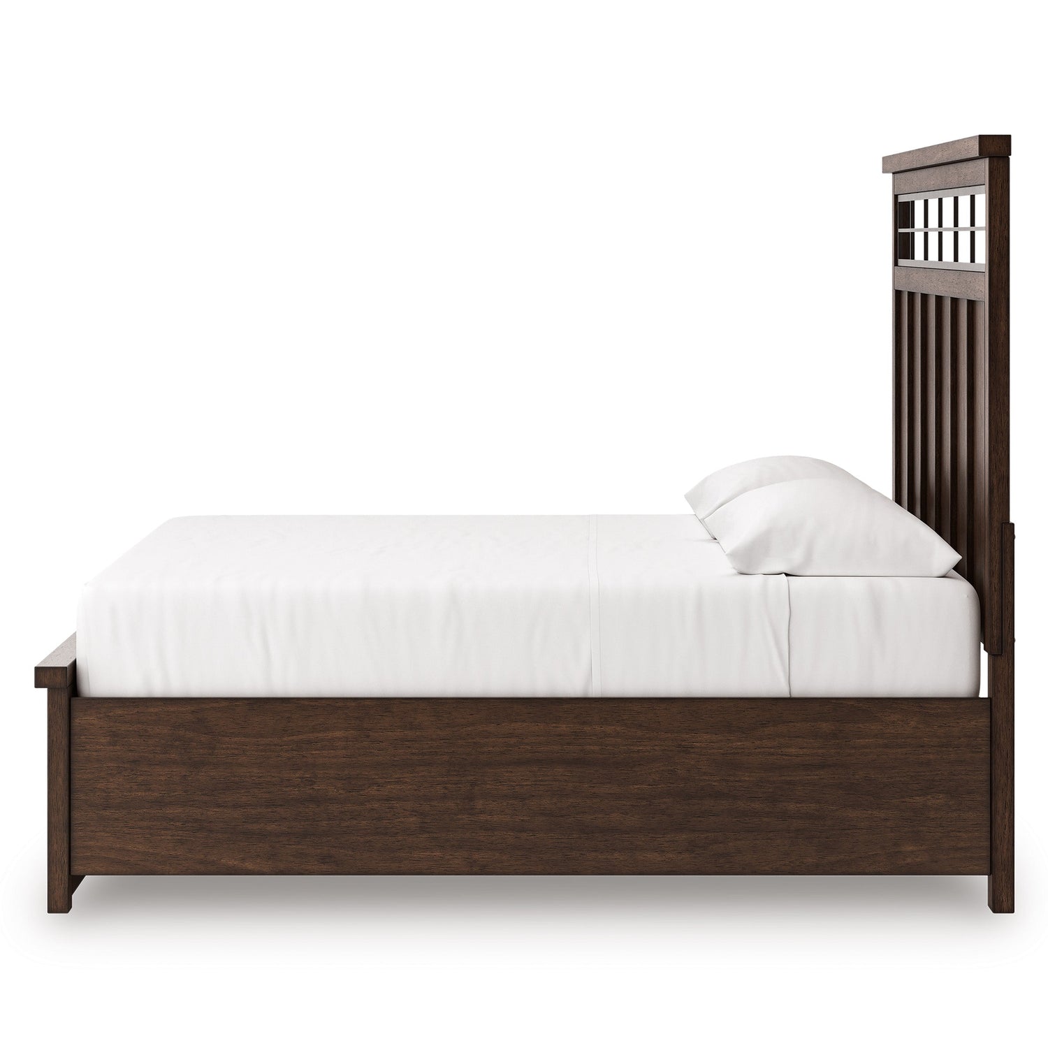 Taffenbrook Medium Brown King Panel Bed from Ashley - Luna Furniture