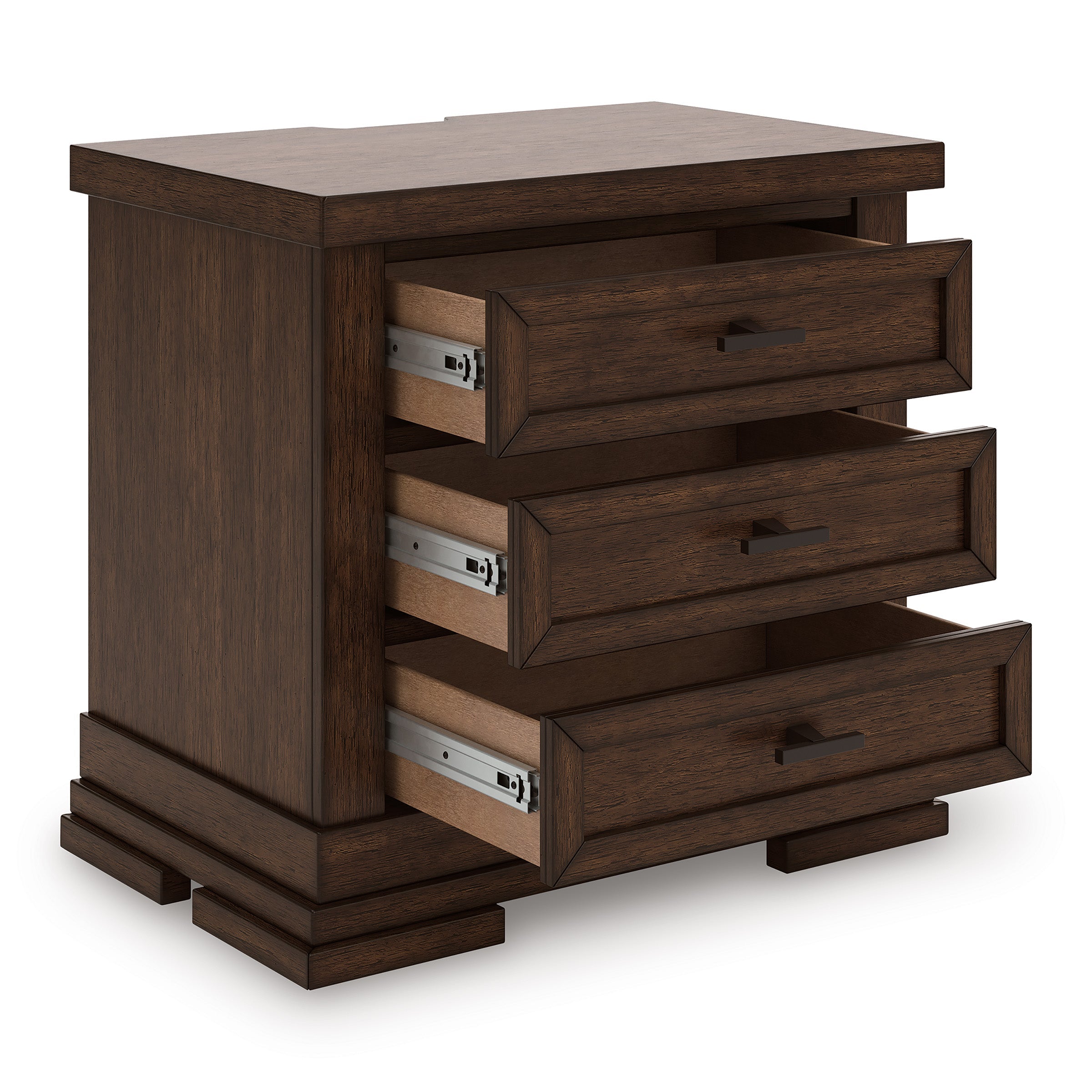 Taffenbrook Medium Brown Nightstand from Ashley - Luna Furniture