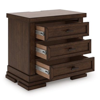 Taffenbrook Medium Brown Nightstand from Ashley - Luna Furniture