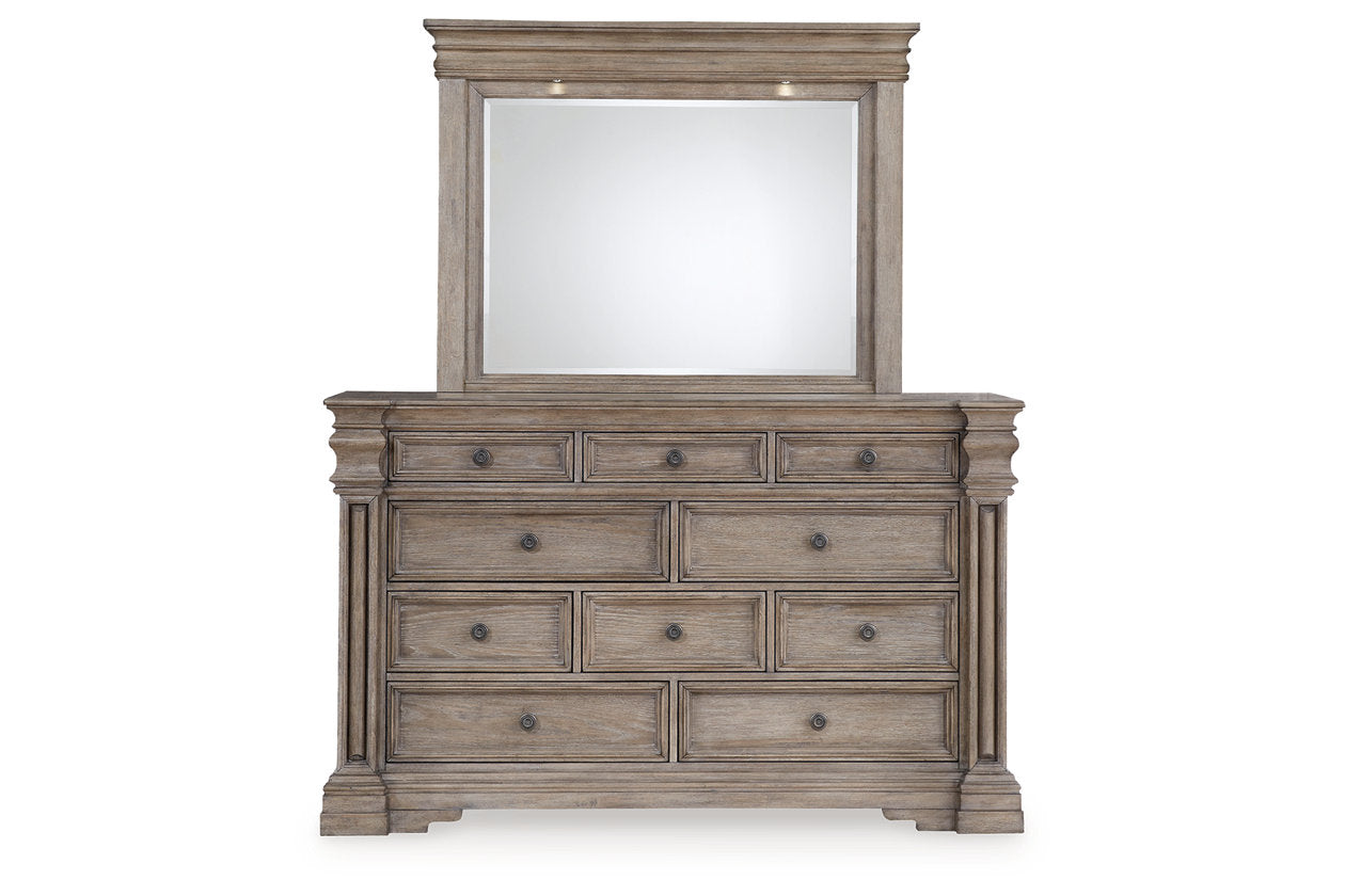 Blairhurst Light Grayish Brown Dresser and Mirror -  Ashley - Luna Furniture
