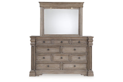Blairhurst Light Grayish Brown Dresser and Mirror -  Ashley - Luna Furniture