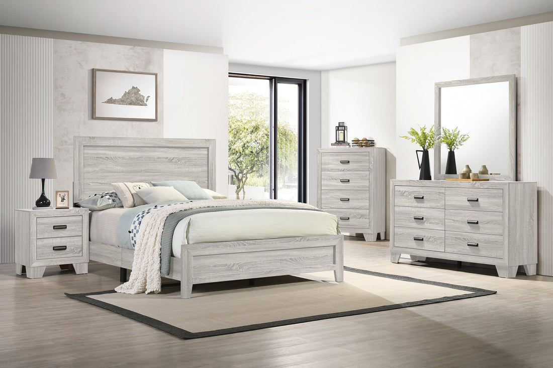 Millie Whitewash Panel Youth Bedroom Set from Crown Mark - Luna Furniture