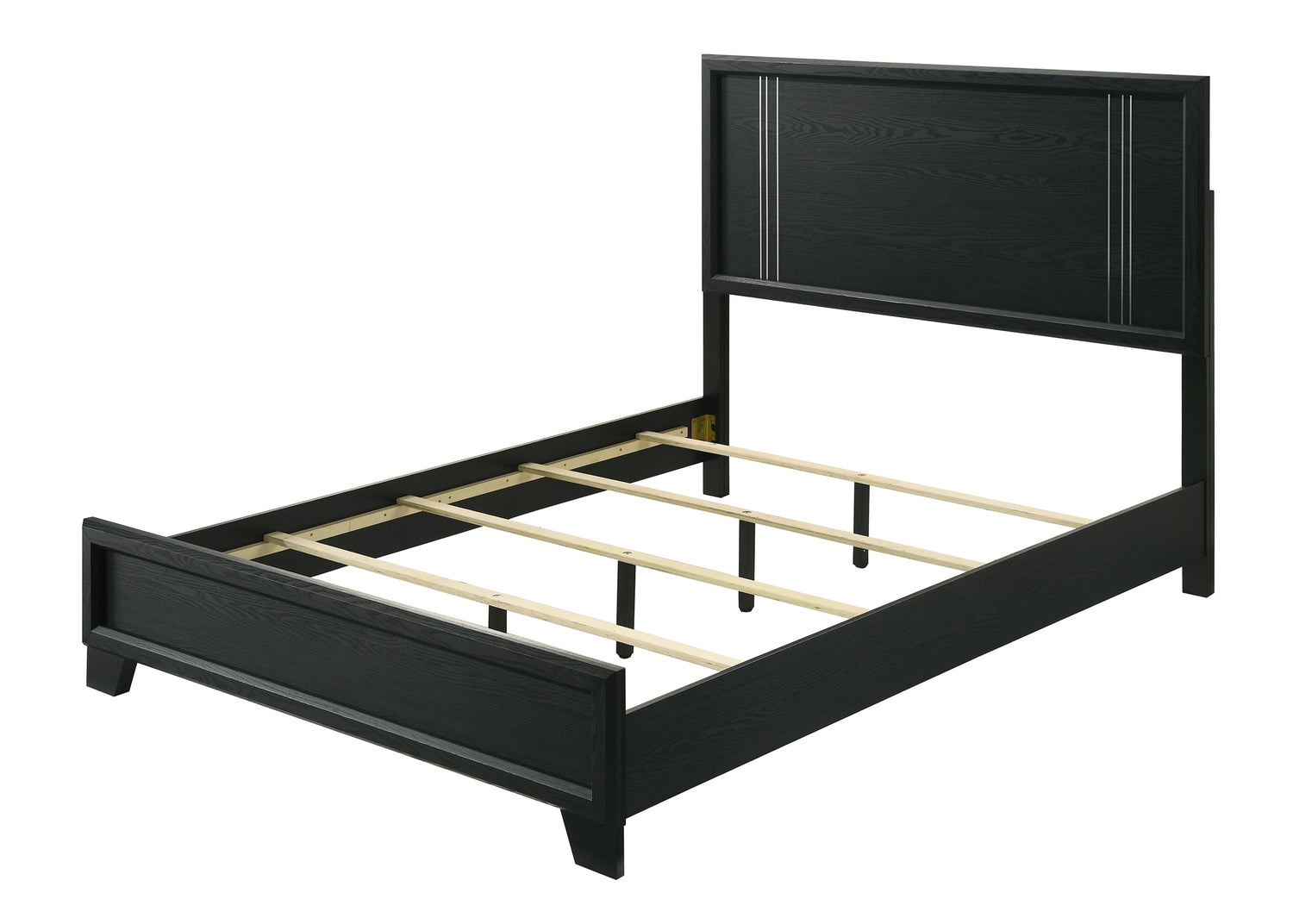 Charlie Charcoal Queen Panel Bed from Crown Mark - Luna Furniture